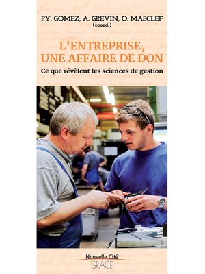 cover image of L'entreprise, une affaire de don